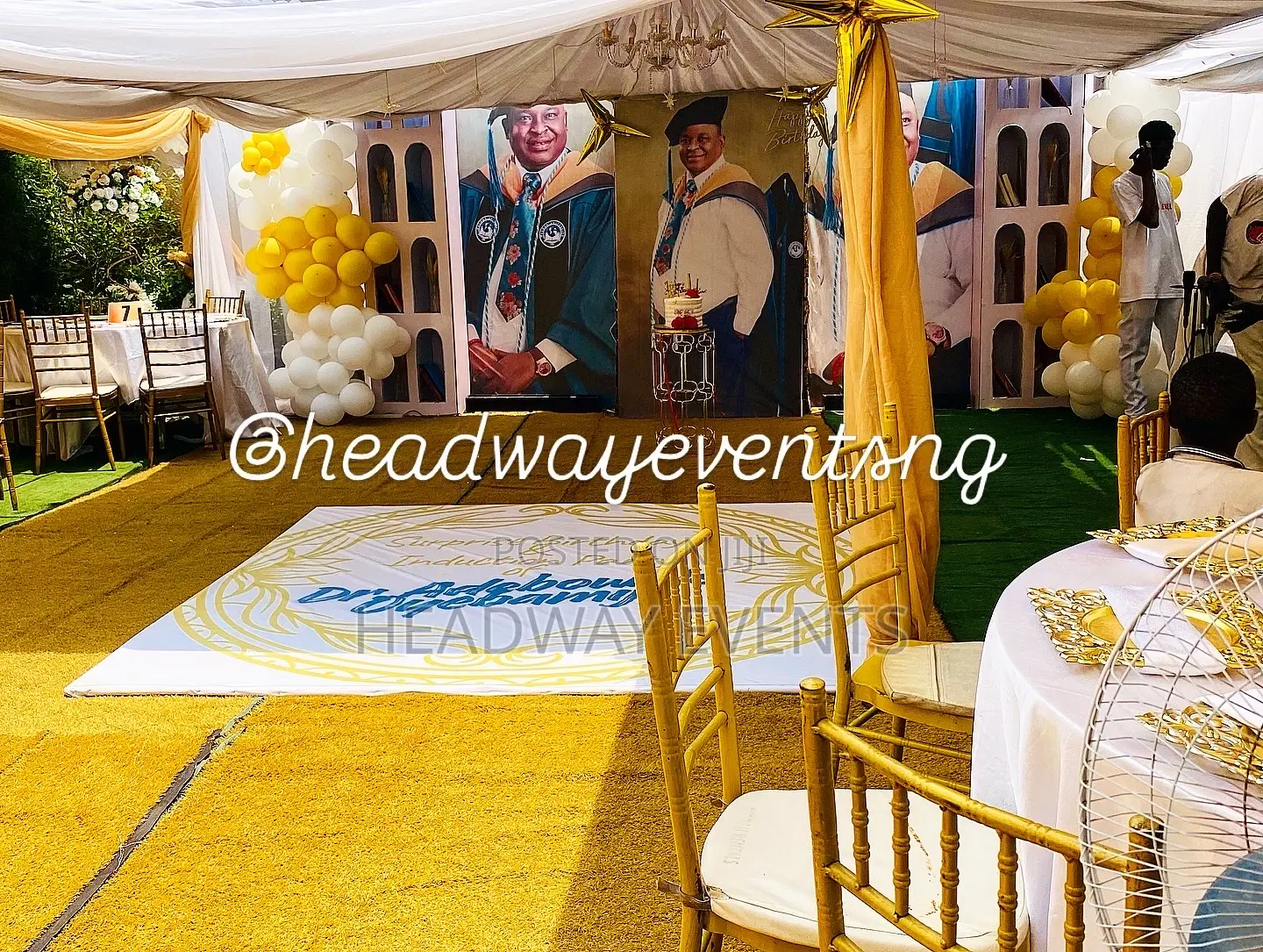 Surprise Birthday and Induction Party Decoration