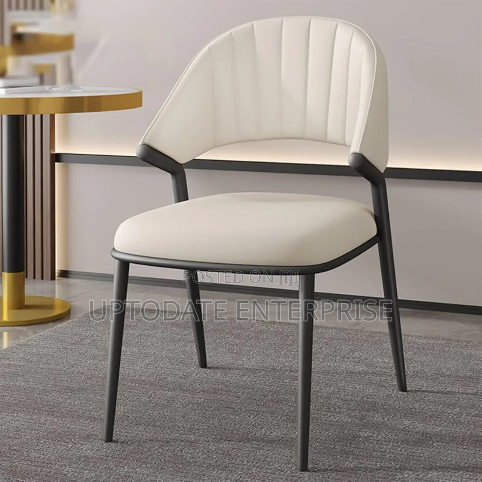 Padded Metal Dining Chair