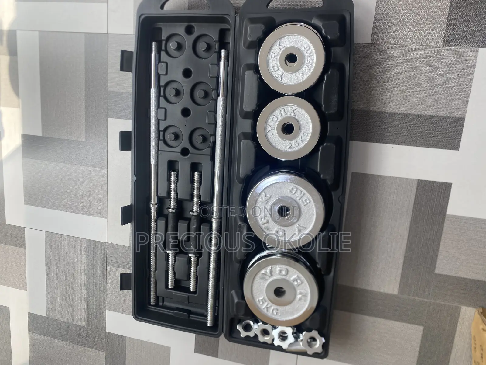 50kg Chrome Barbell and Dumbbell Set