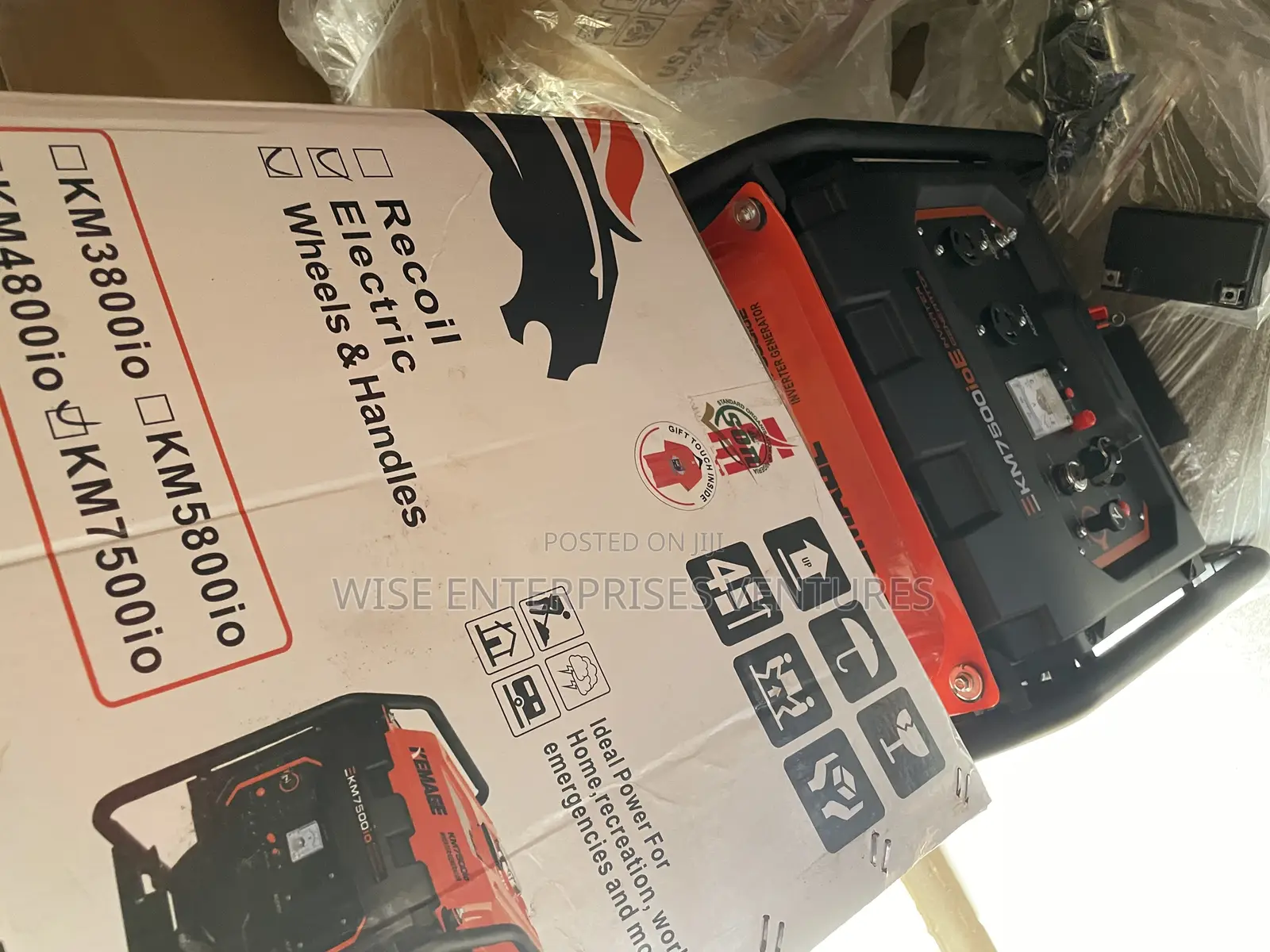 Kemage Inverter Generator 7500ioe Key Starter