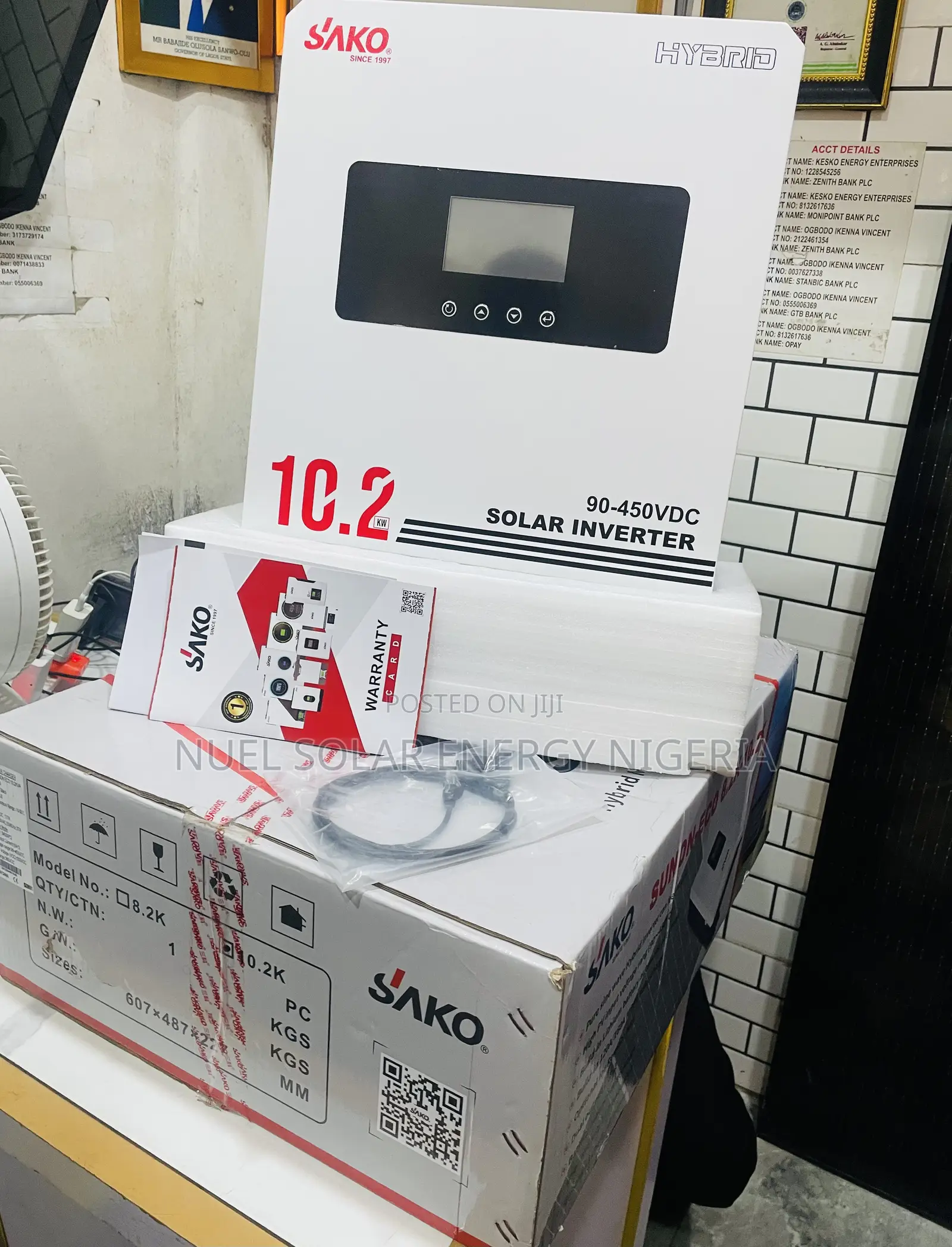 10.2kva Sako Hybrid Solar Inverter