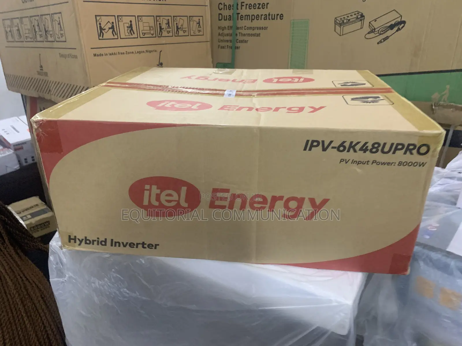 Itel 6000w Hybrid Solar Inverter With Intelligent Battery Management