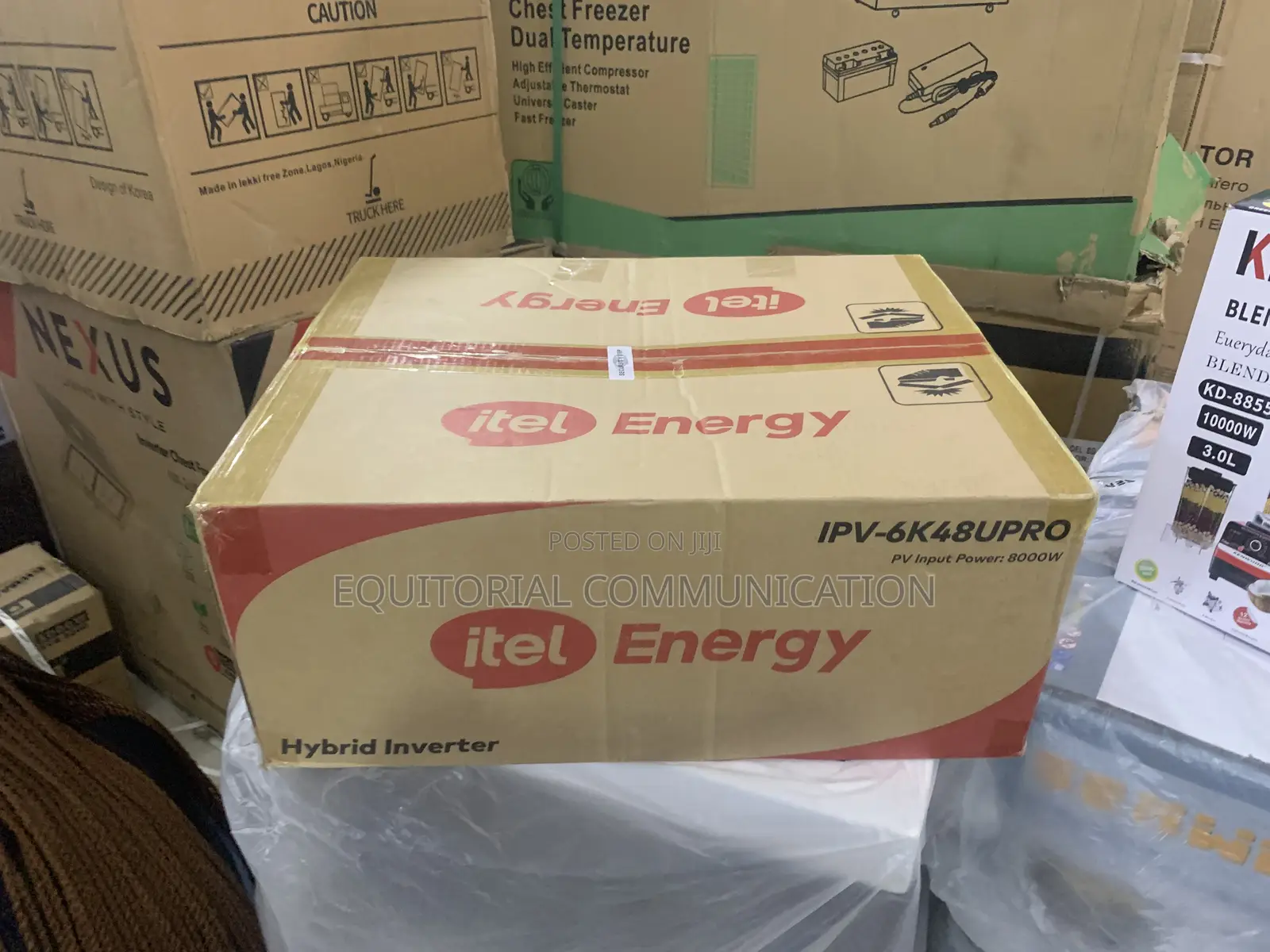 Itel 6000w Hybrid Solar Inverter With Intelligent Battery Management