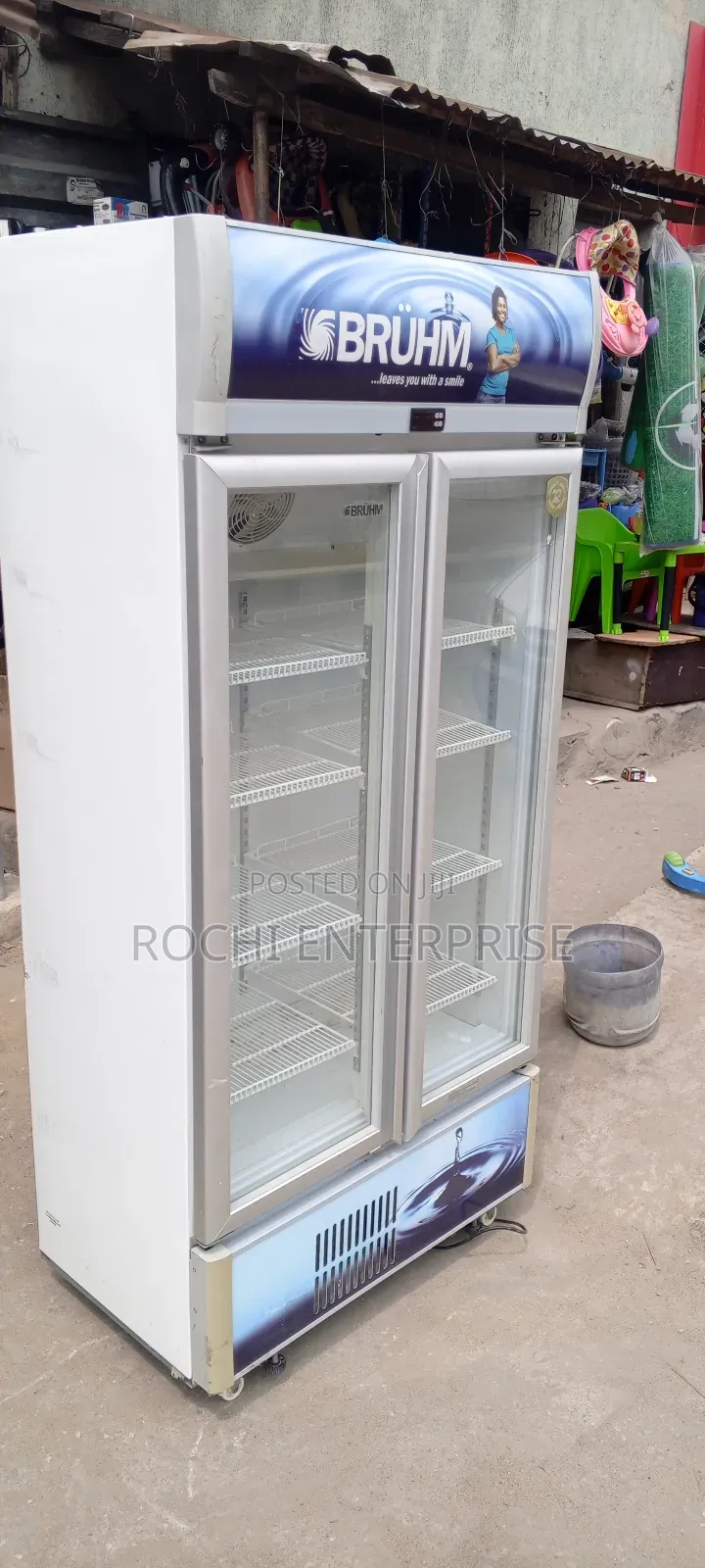 Bruhm Double Door Display Chiller Beverages Chiller