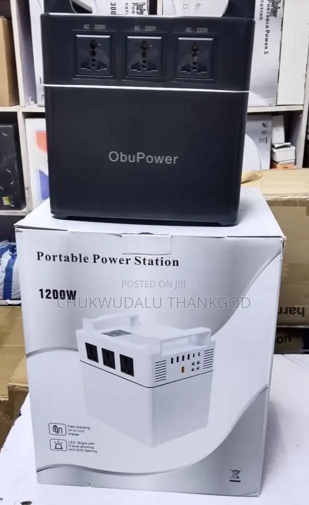 Obupower Portable Power-Station 1,200w
