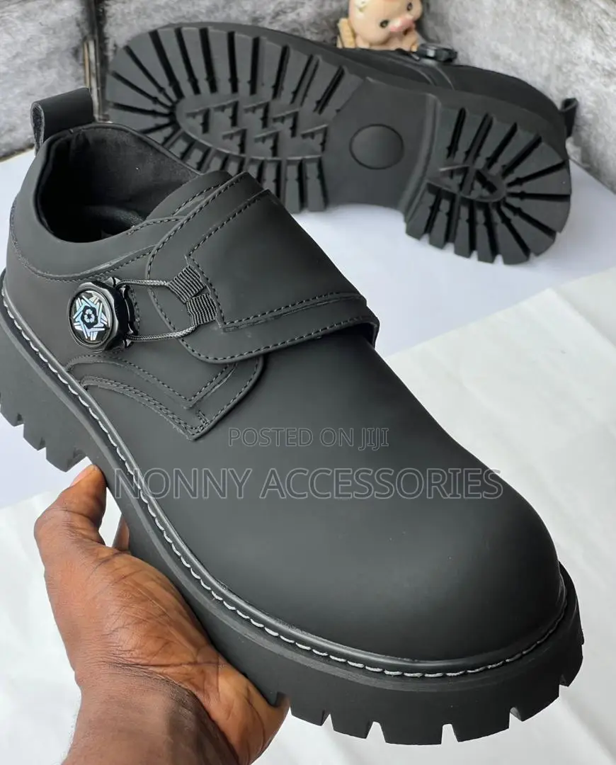 Men's Chunky Lug Sole Shoe – Smart Casual Footwear Size 41–46