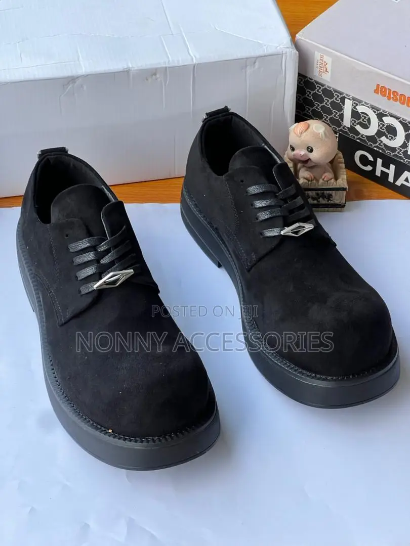 Men's Chunky Lug Sole Shoe – Smart Casual Footwear Size 41–46