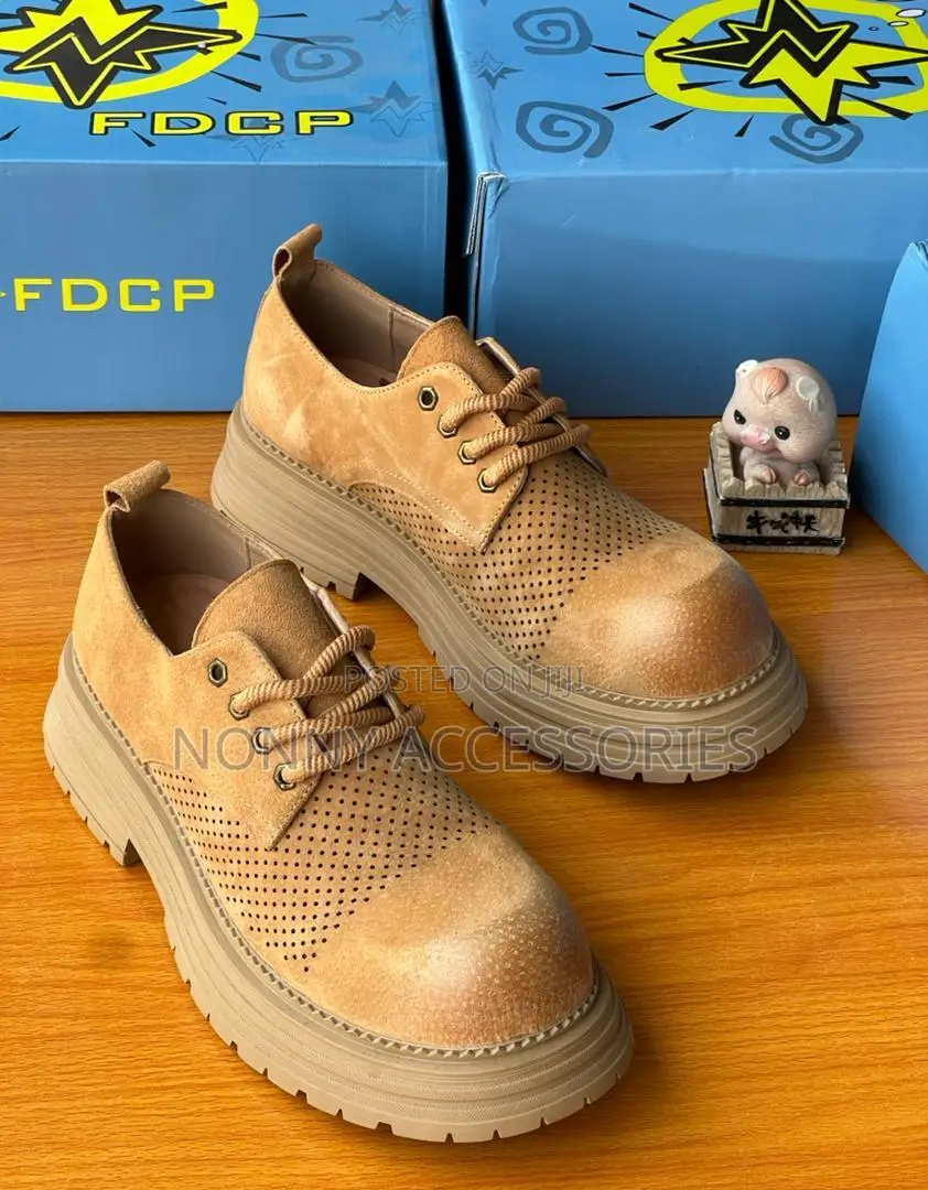 Men's Chunky Lug Sole Shoe – Smart Casual Footwear Size 41–46