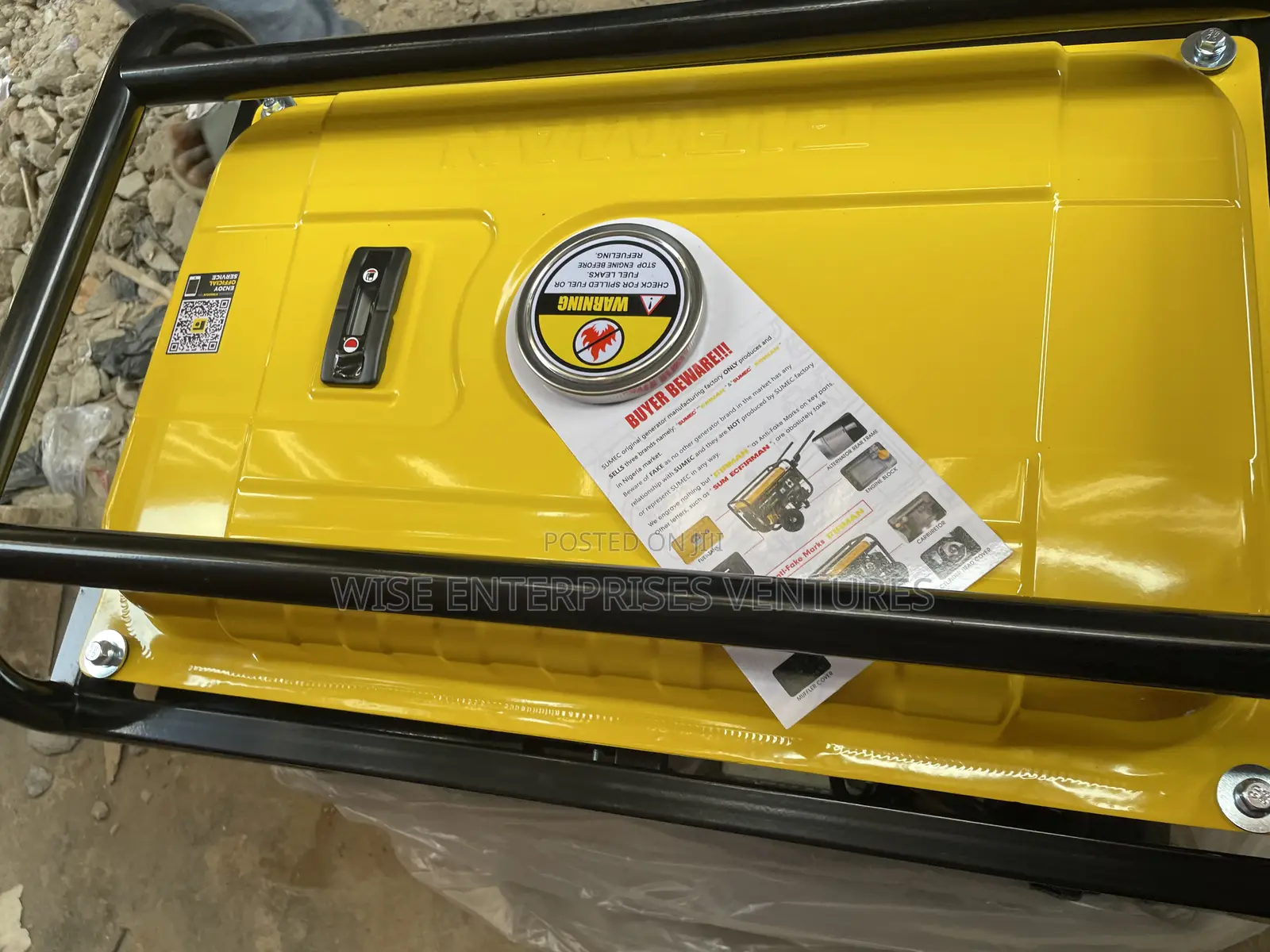 Sumec Firman Spg400 Manual 4.5kva 100% Copper Coil