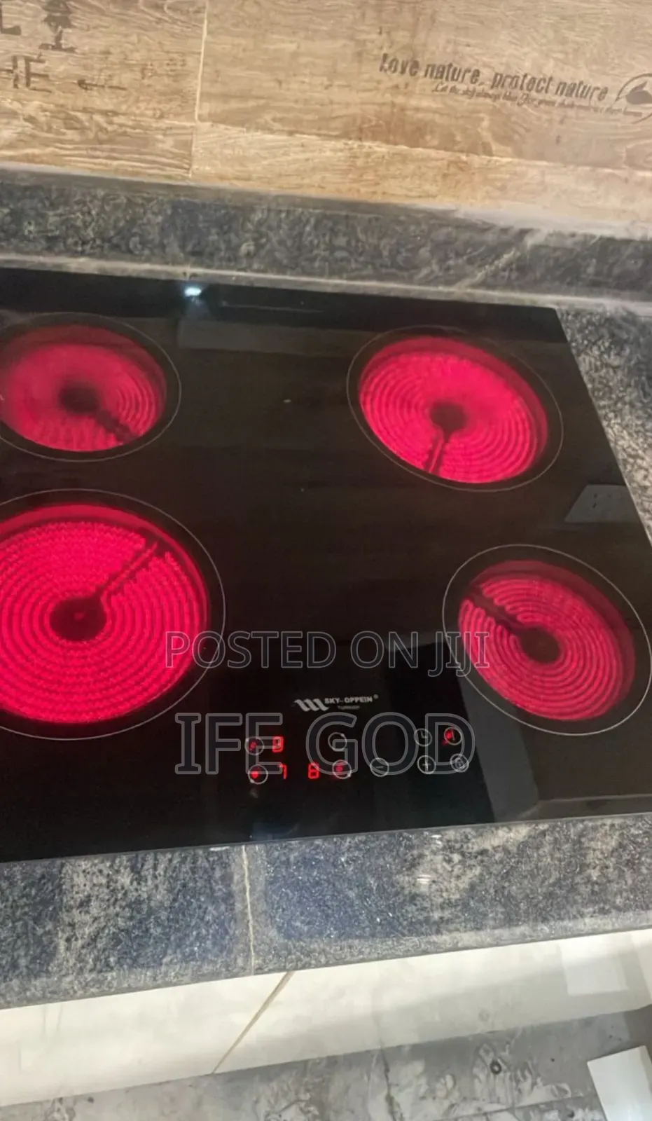 Original Sky-oppein Inbuilt Infrared Electric 4 Burners Digital Cooker