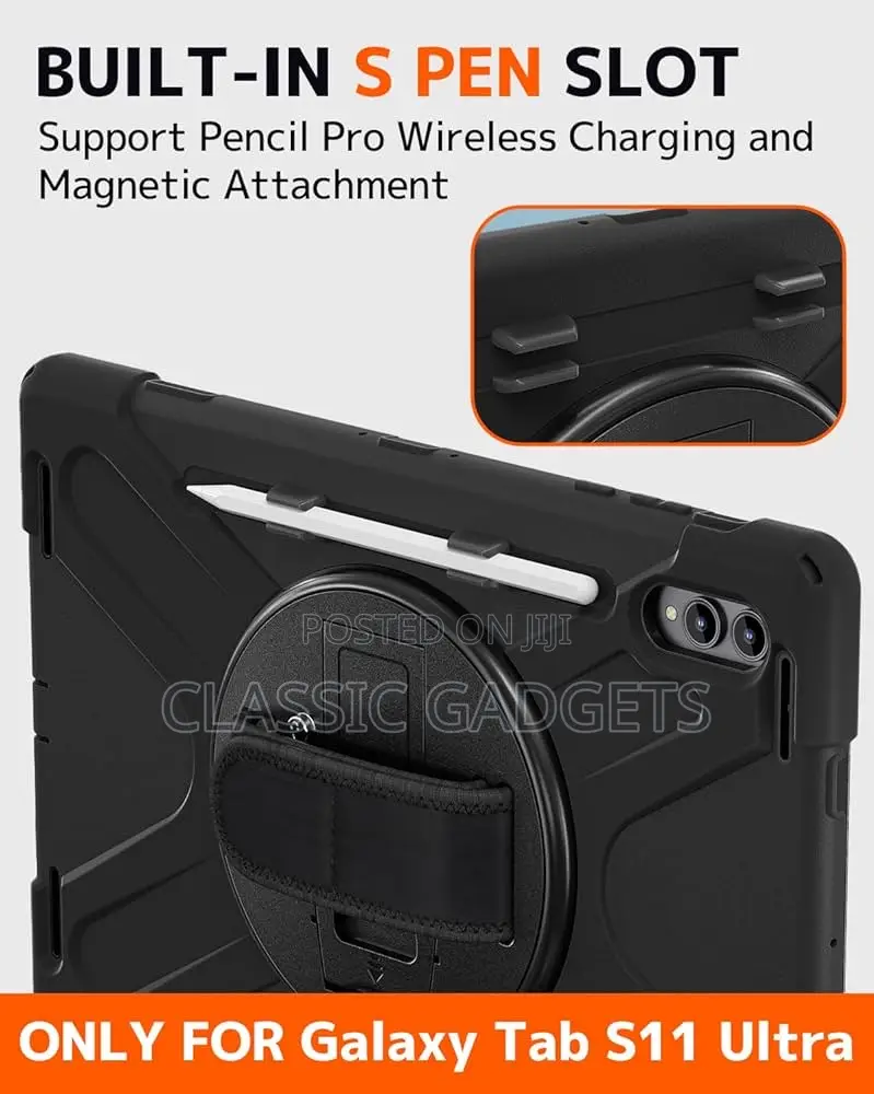 Shockproof Tpu+Pc Defender Cover for Samsung Tab S11 Ultra / S10 Ultra