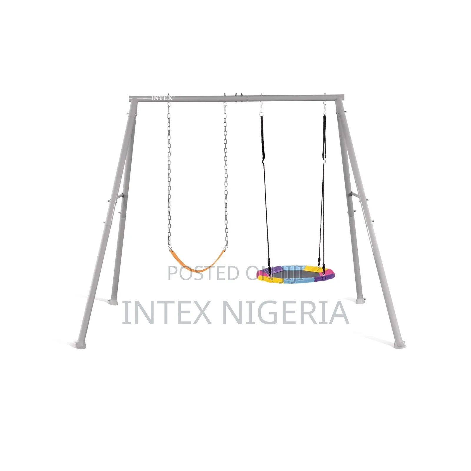 Intex Gray Swing With Seat and Nest Swing