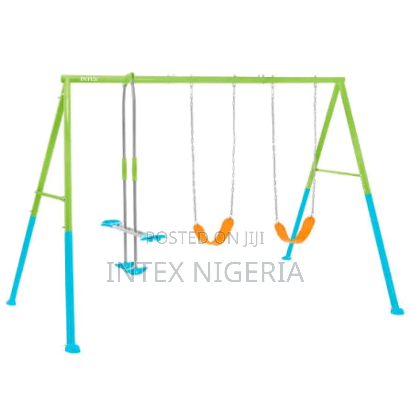 Intex 44121 Green and Blue Swing With 3-Function Play Set
