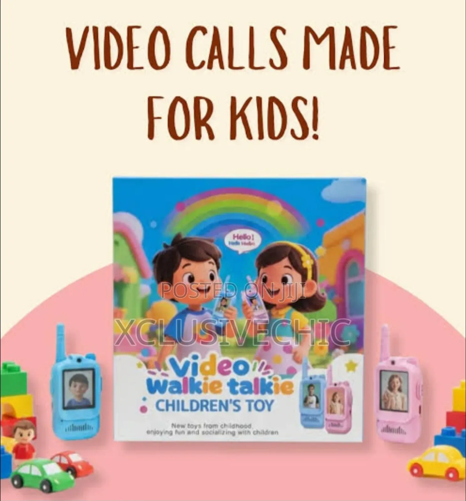 Rechargeable Video Walkie-Talkie for Kids