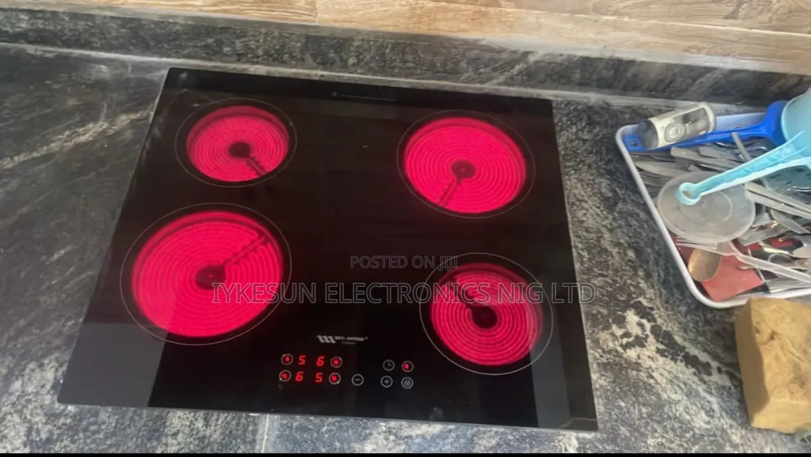 Original Sky-Oppein Inbuilt Cabinet Premium 4 Burners Electric Cooker