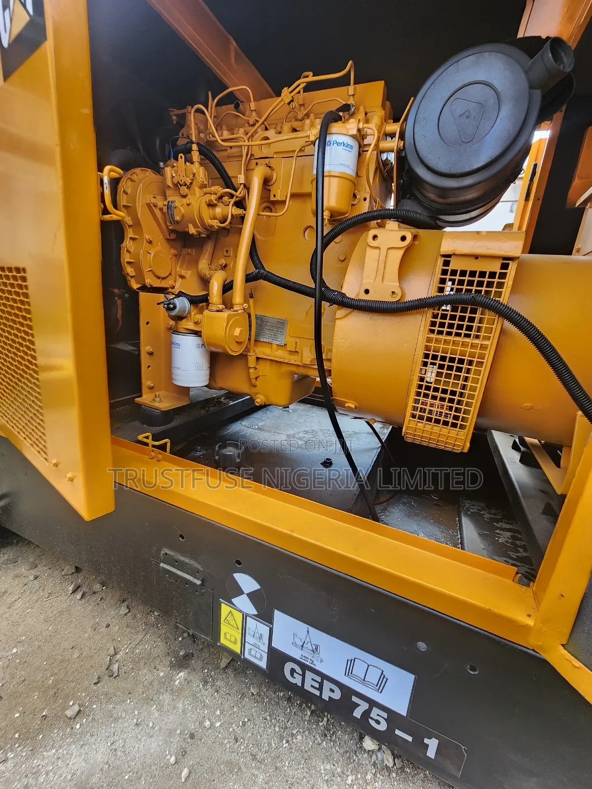 75kva Mantrac Cat 1000 Series Uk Perkins Heavy Duty Soundproof