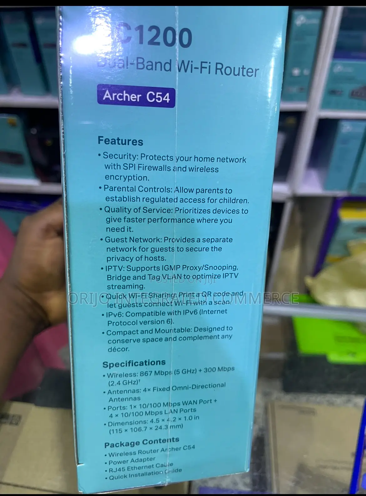 Tp-Link 3in1 Router Ac1200 Dual-Band Wi-Fi Router Archer C54