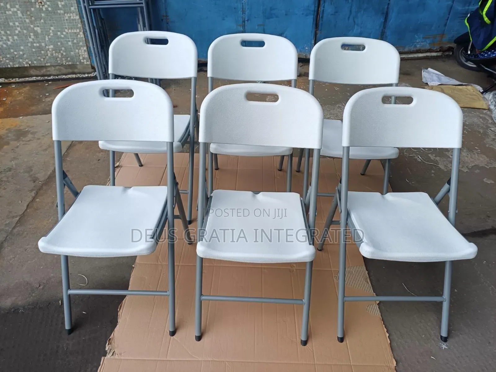 White Folding Plastic Chairs For Sale – Event/Party/Church Use