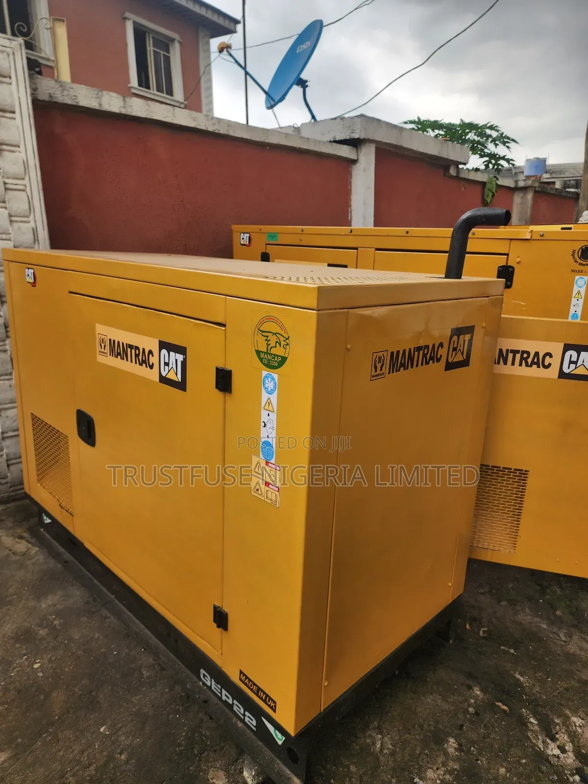 20kva Mantrac Cat 400 Series Uk Perkins Super Silent Soundproof