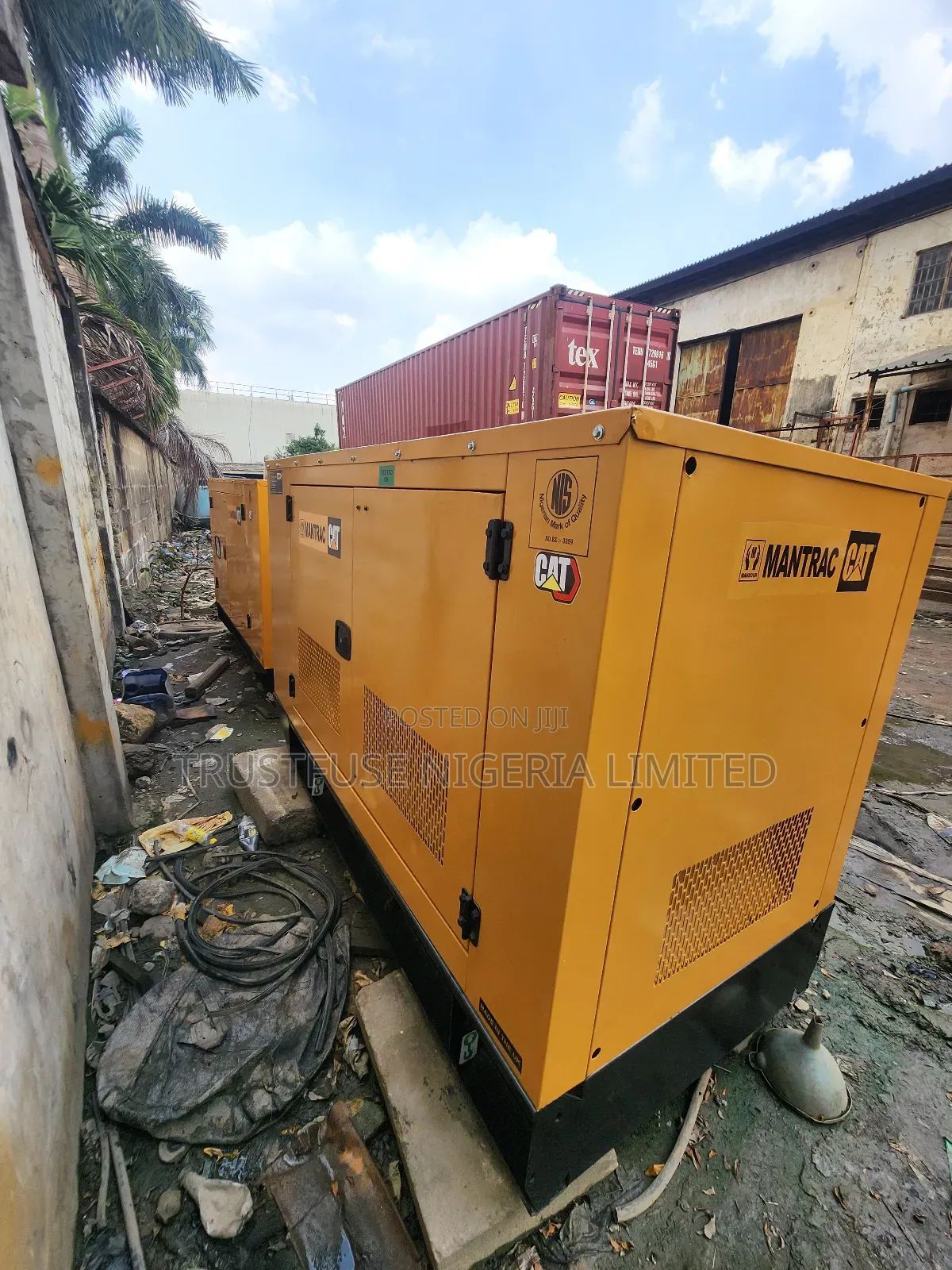 60kva Mantrac Cat Ecoplus Uk Perkins Soundproof Generator