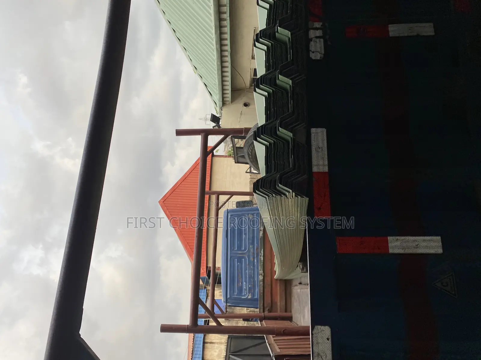 Loading Of Metral Aluminum Roofing Sheet In Pale Green