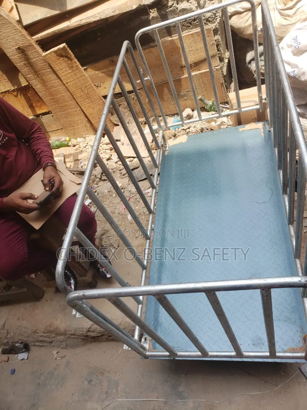 800*1t Livestock Weighing Scale With Metal Cage