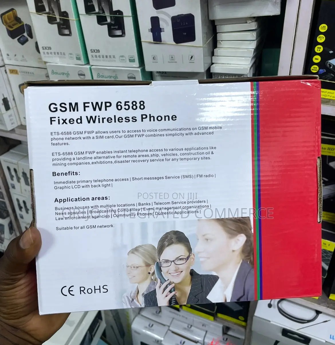 Dual Sim Gsm Fwp 6588 Gsm Fixed Wireless Table Phone