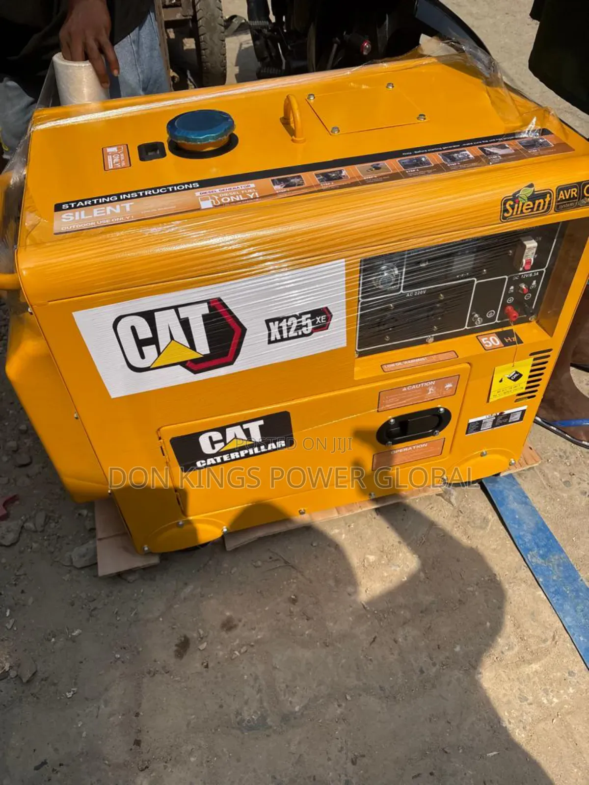 Heavy Duty Cat 12.5kva Diesel Generator With 100% Copper Coil