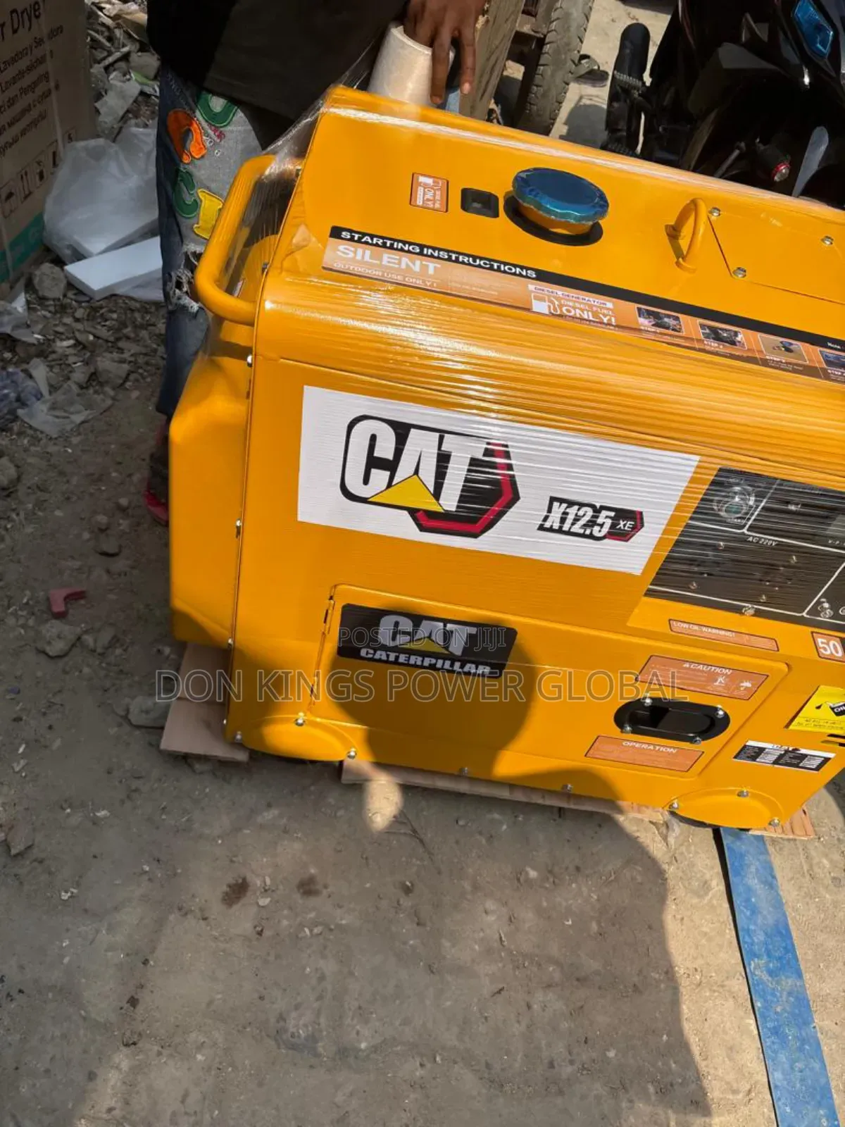 Cat 12.5kva Soundproof Generator – Perfect for Homes Businesses