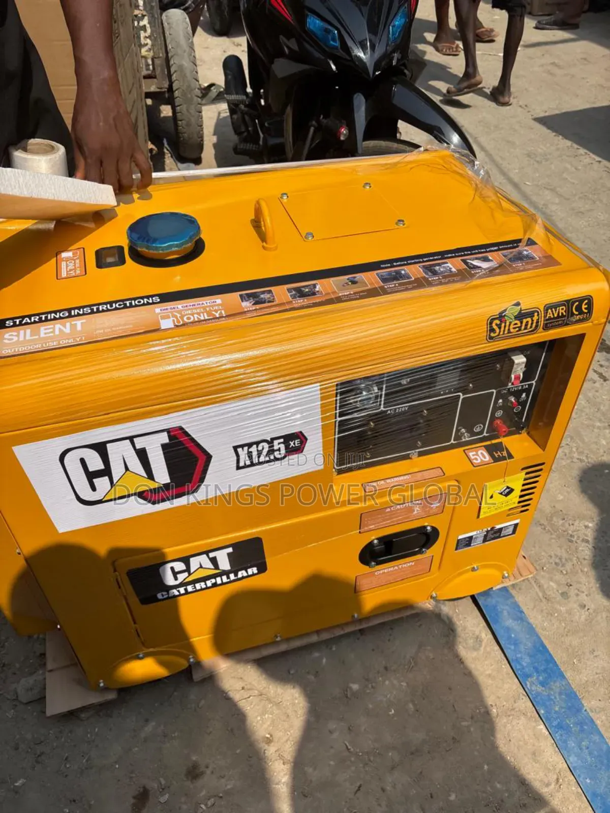 Cat 12.5kva Silent Generator – Ideal for Office, Shop Home
