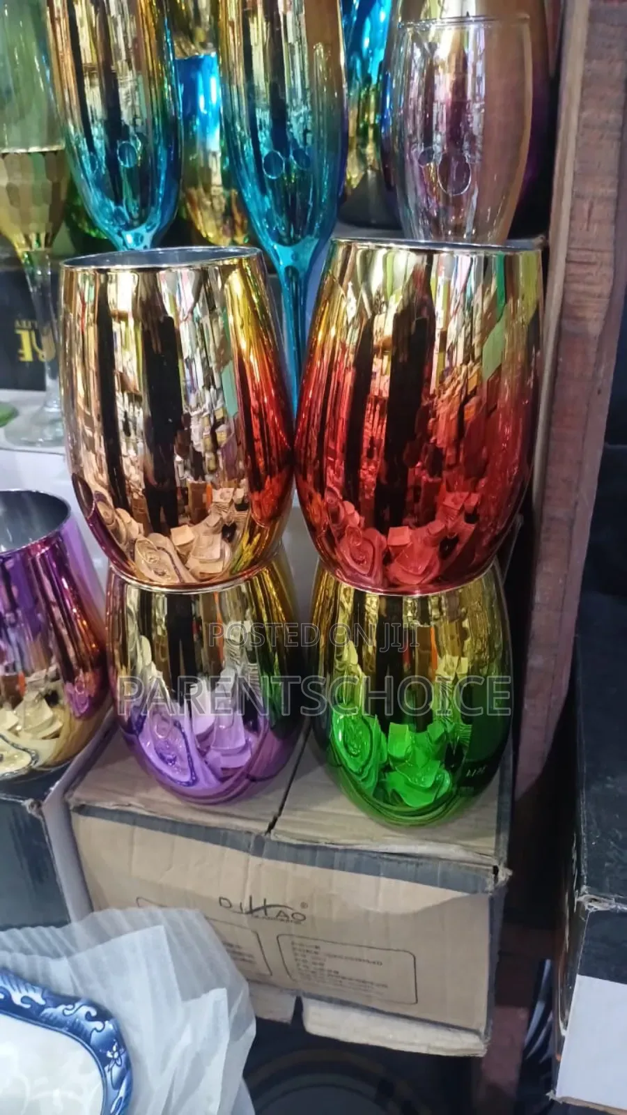 Luxury Glass Cup 6pcs
