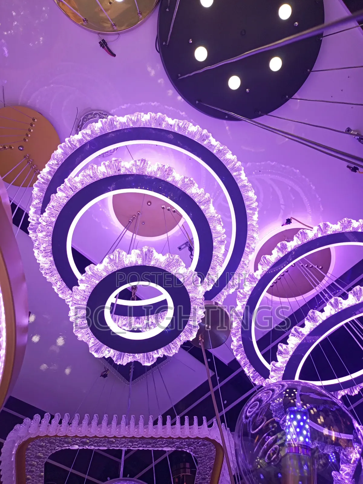 Modern Led Chandelier Light With Remote Control