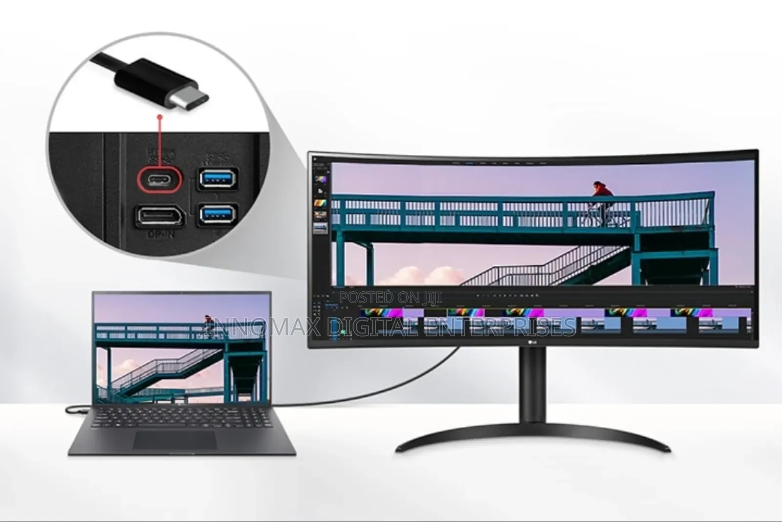 Lg 34-Inch Ultrawide Curved 3440x1440,100hz Refresh Rate, Usb Type-C