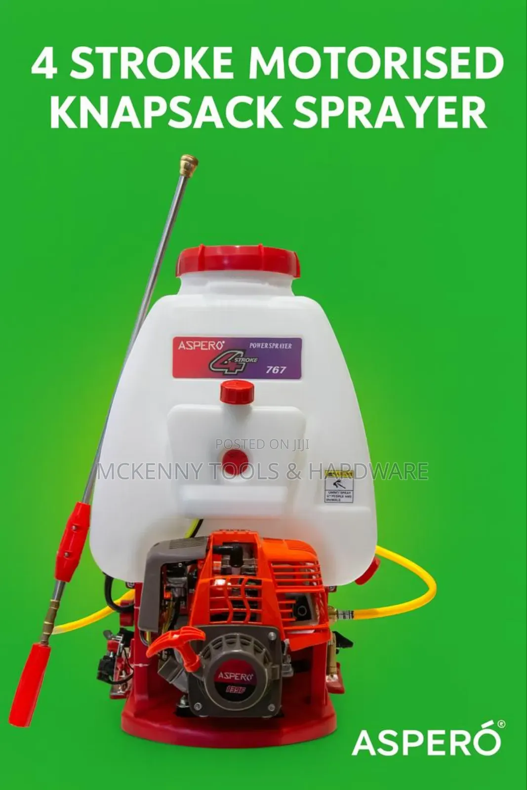 Aspero 4 Stroke Motorised Knapsack Sprayer (Model 767)