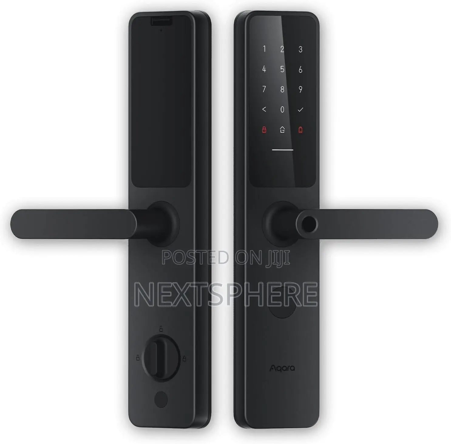 Smart Door Lock With - Unlock With Fingerprint, Card, Tuya App, Code