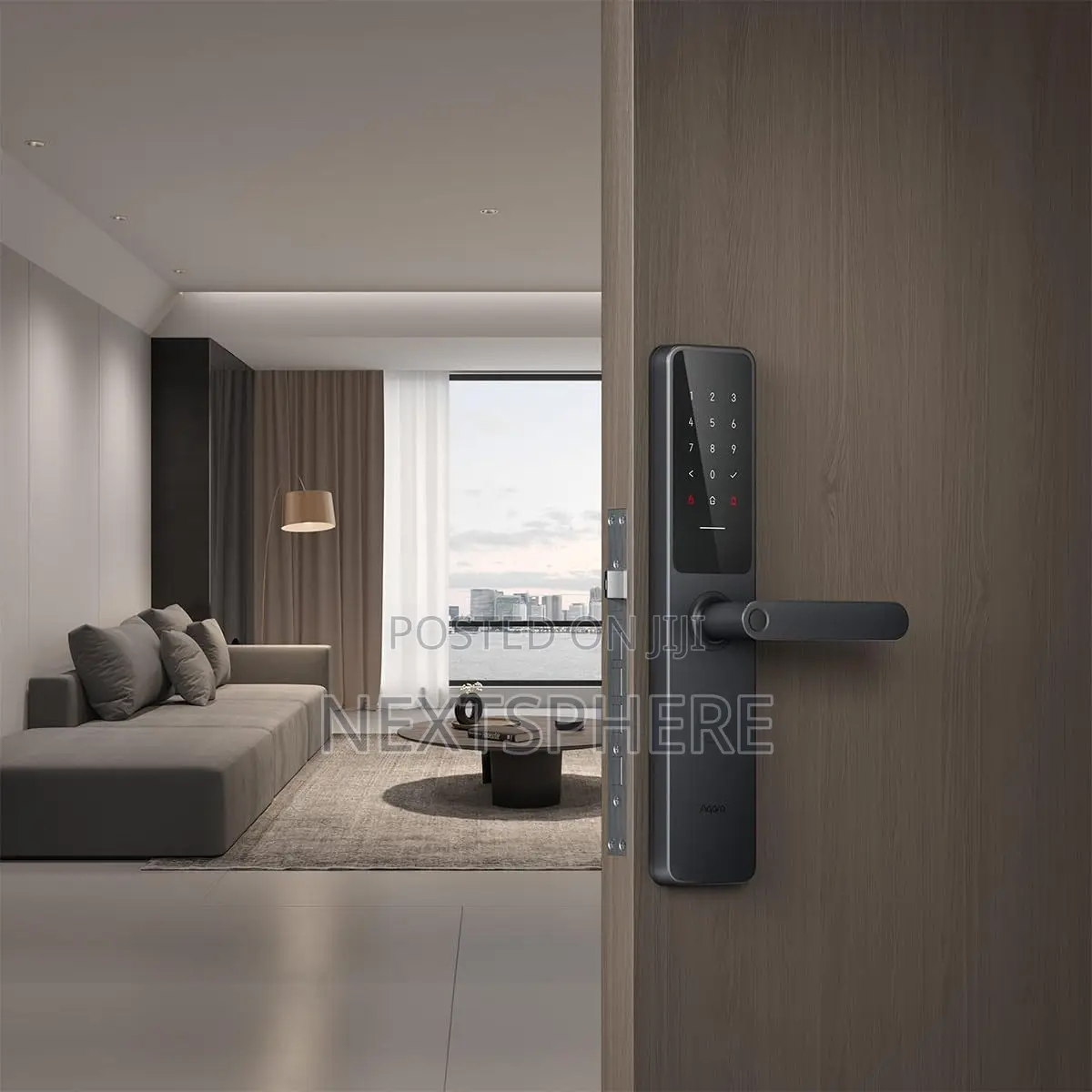 Smart Door Lock With - Unlock With Fingerprint, Card, Tuya App, Code