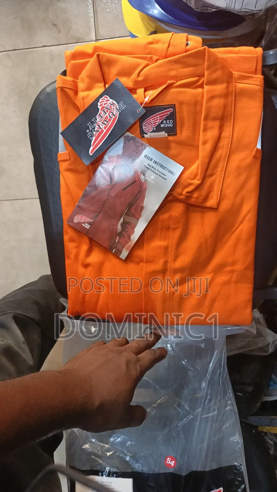 Red Wing Flame-resistant Fire Coverall.