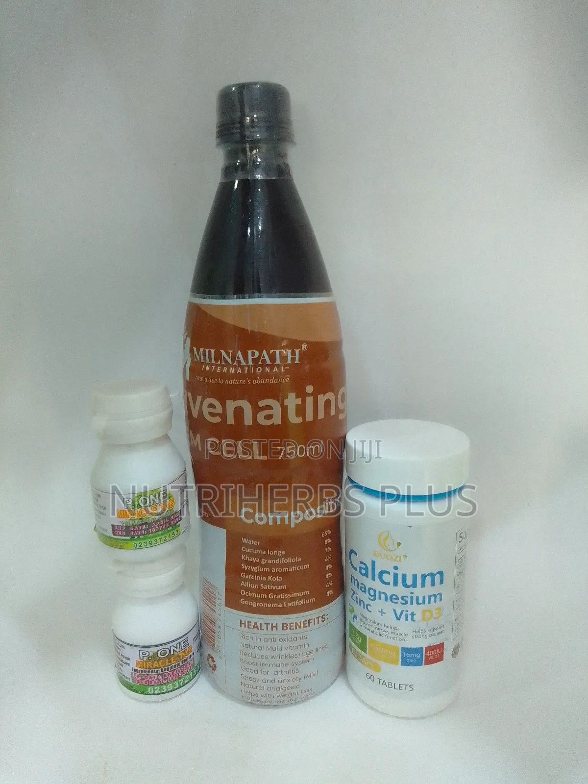 Rejuvenating Stem Cell+ P One + Calcium Magnesium Zinc + Vitamin D3