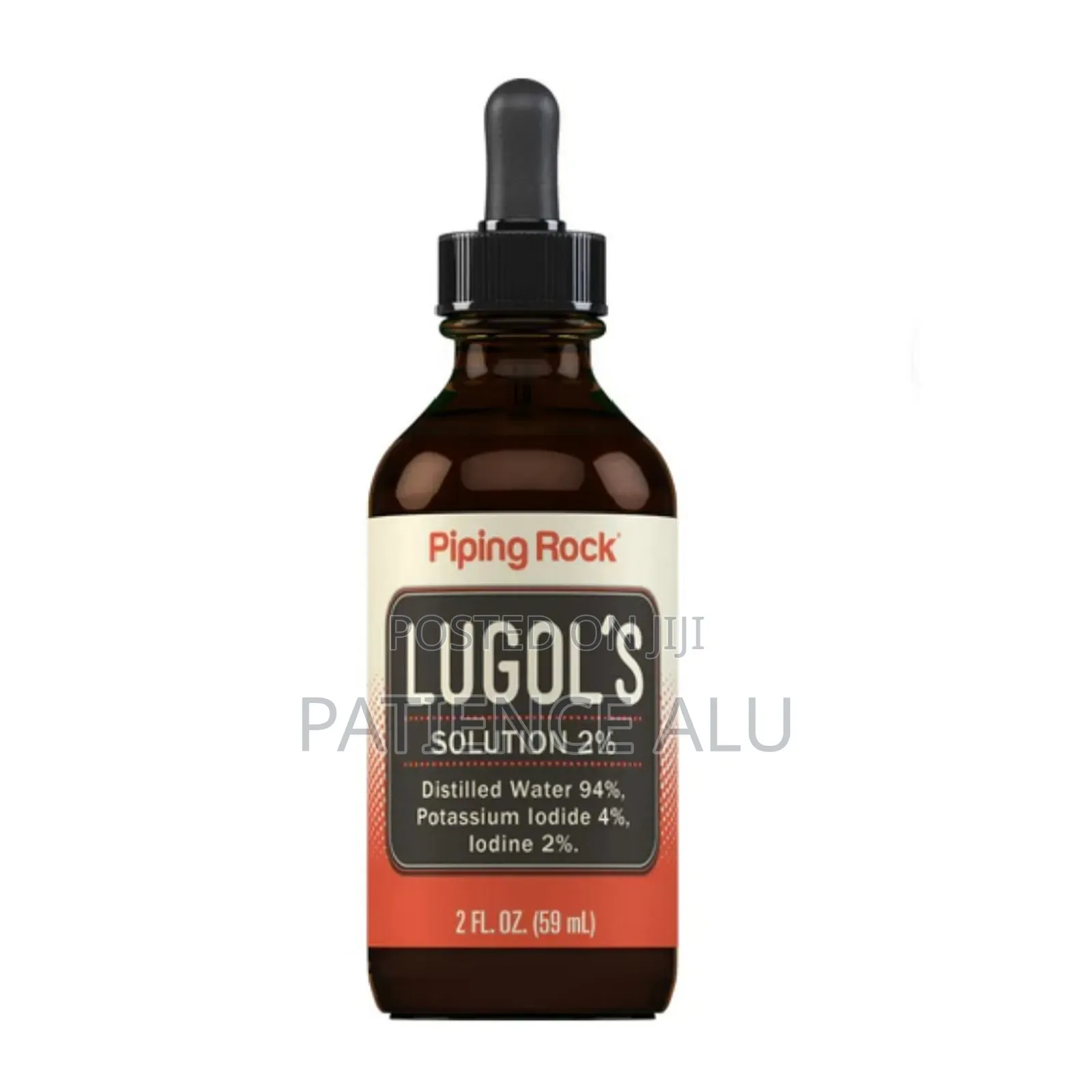 Lugol's Iodine (2%) Solution, 2 Fl Oz (59 Ml) Dropper Bottle
