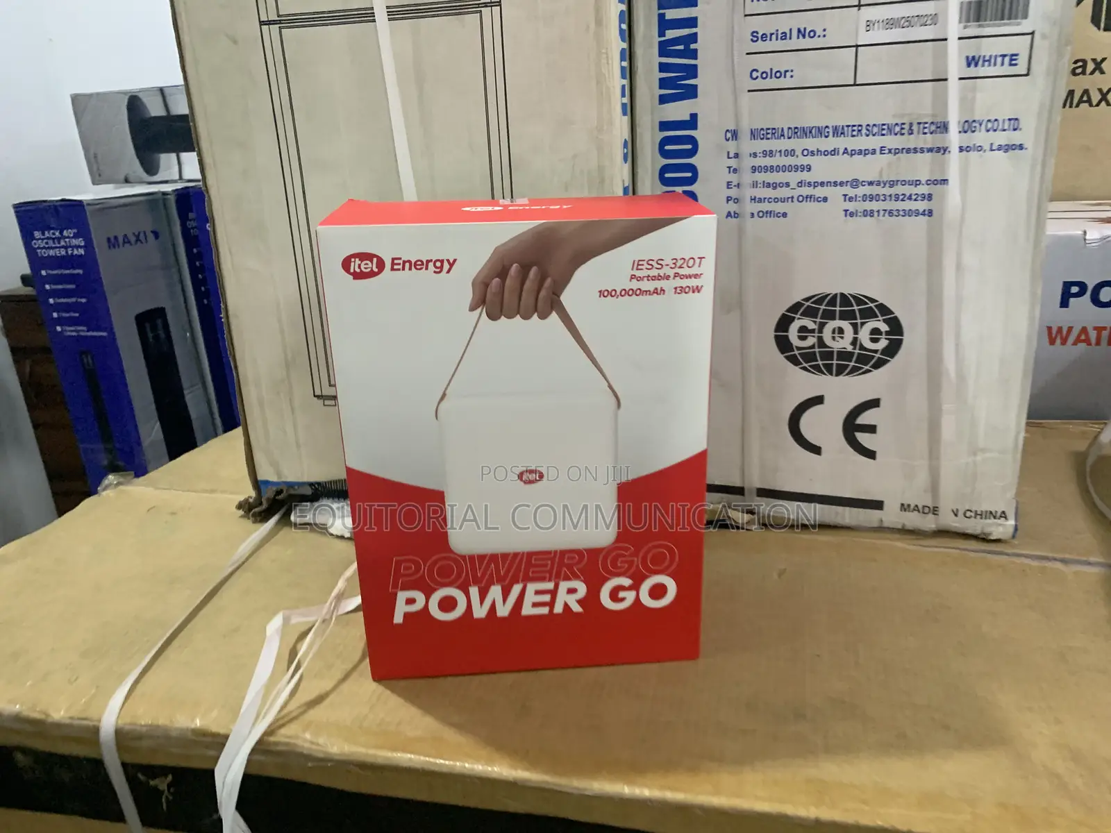 Itel Energy Iess-320t Portable Battery Power Station for Everyday Use