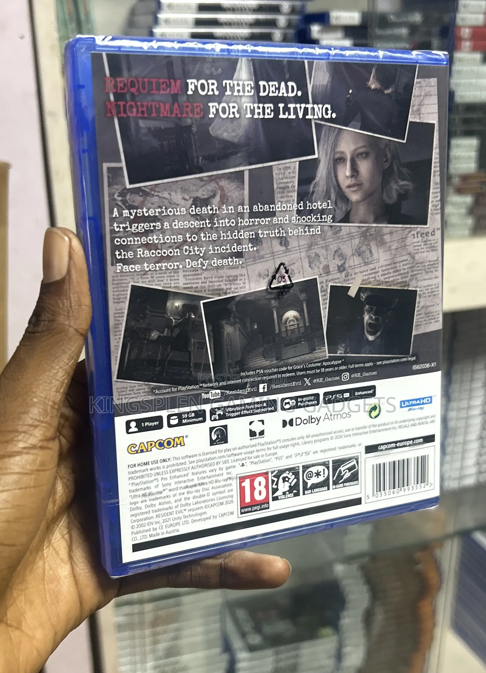 Brand New Ps5 Resident Evil Requiem