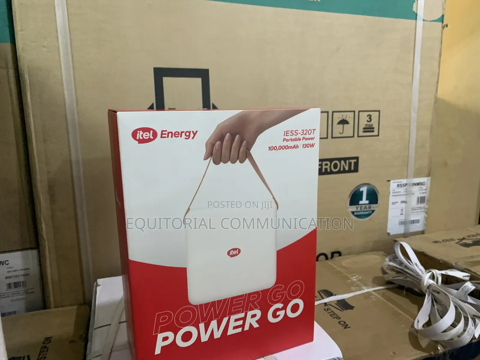 Itel Energy Iess-320t Portable Power Station For Indoor Outdoor Use