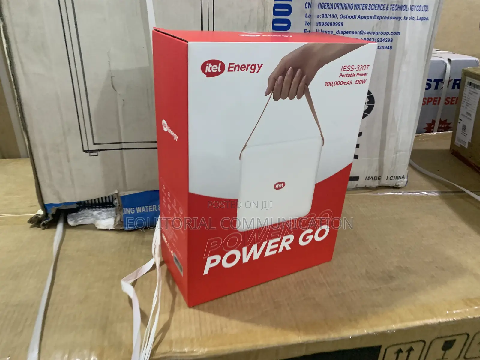 Itel Energy Iess-320t Portable Power Station For Indoor Outdoor Use