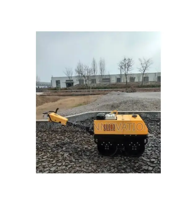 900kg Double Roller Hydraulic Drive Power Walk Behind Roller