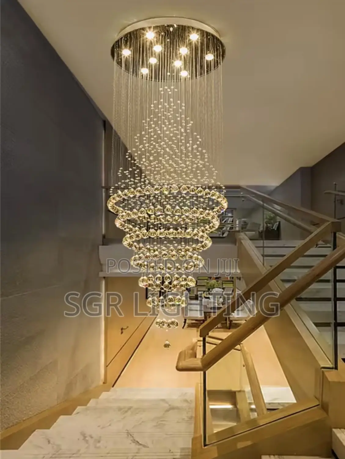 Modern Luxury Led Crystal Chandelier