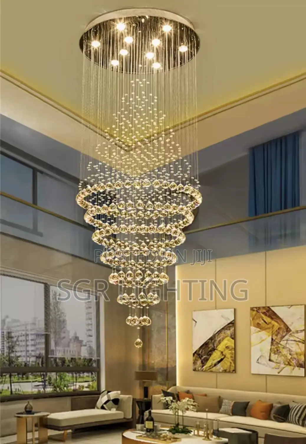 Modern Luxury Led Crystal Chandelier