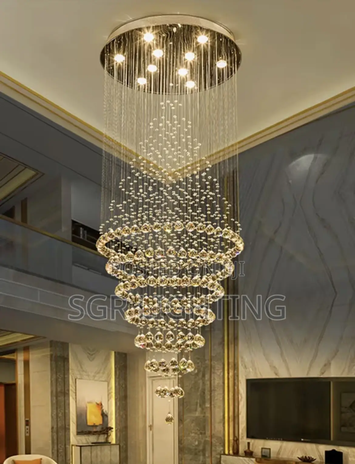 Modern Luxury Led Crystal Chandelier