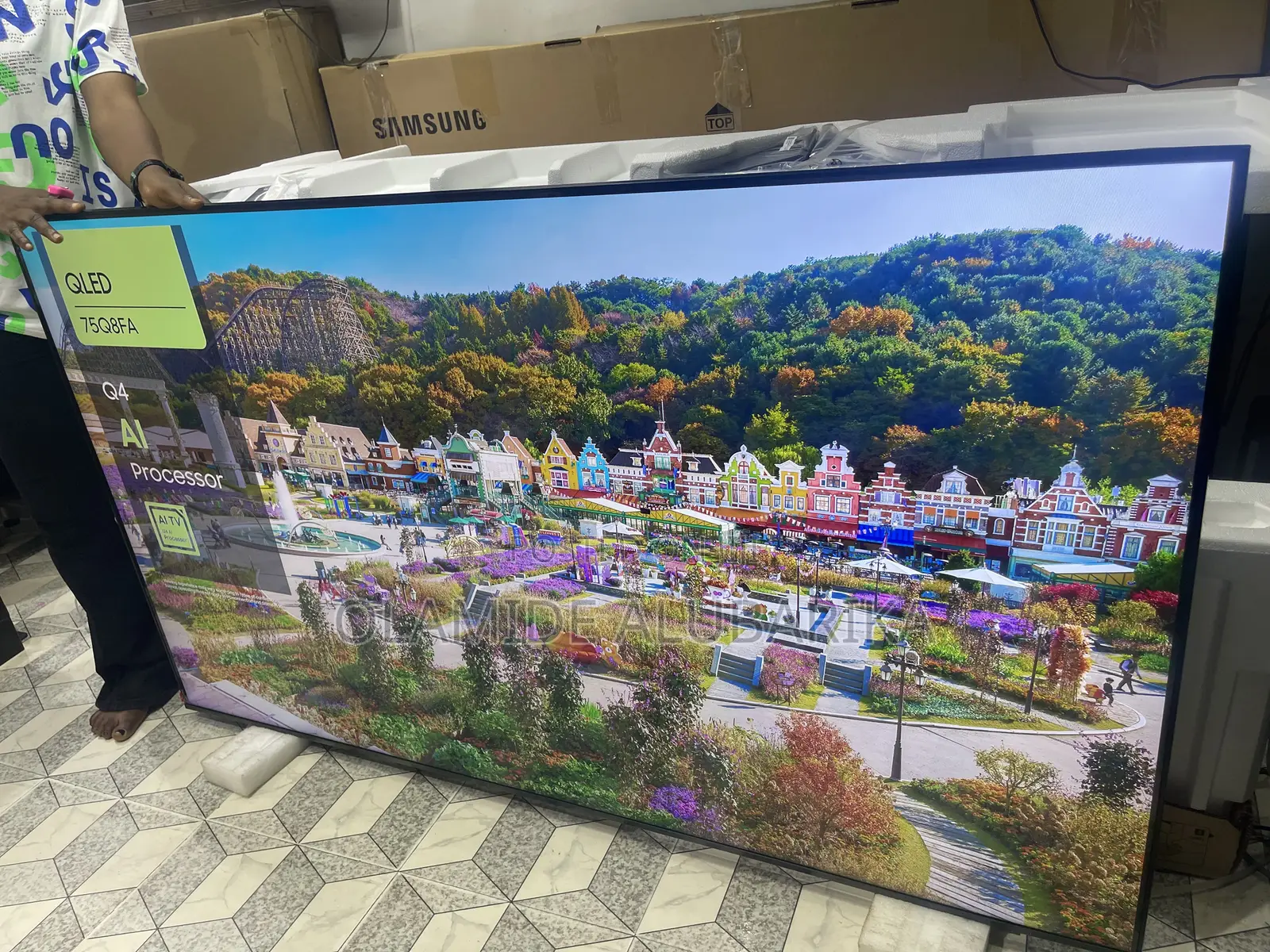 Samsung Qled 75” Q8f Quantum Dot Technology ,Air Slim 120hz Qai  2025