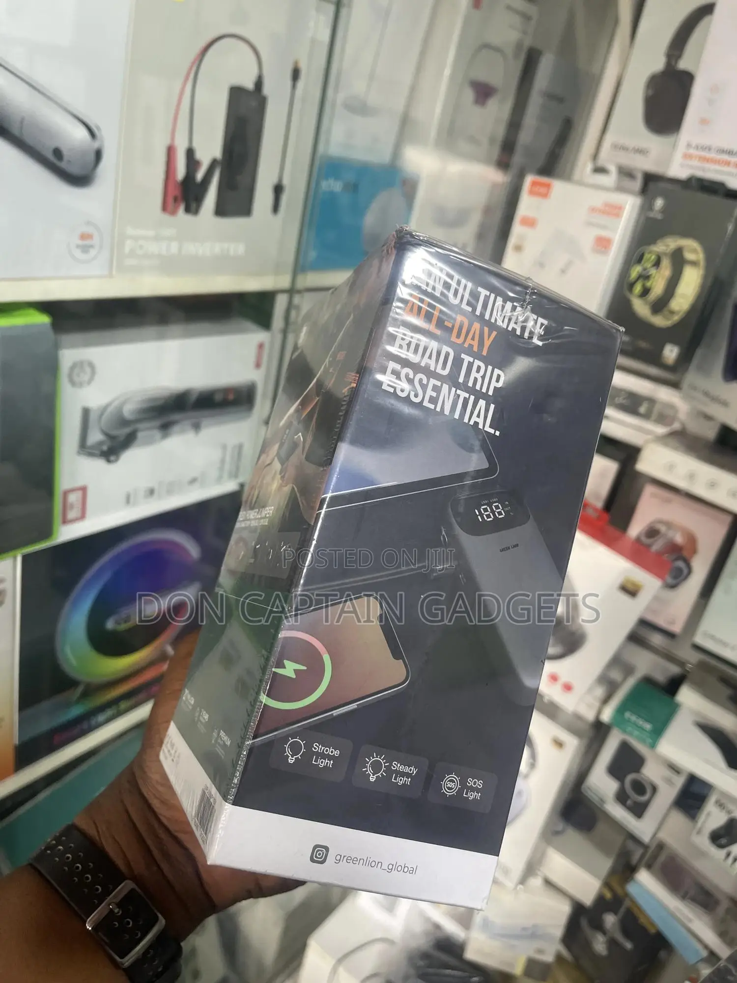 Green Lion Flex Power Jumper Starter 10000mah 1000a Current