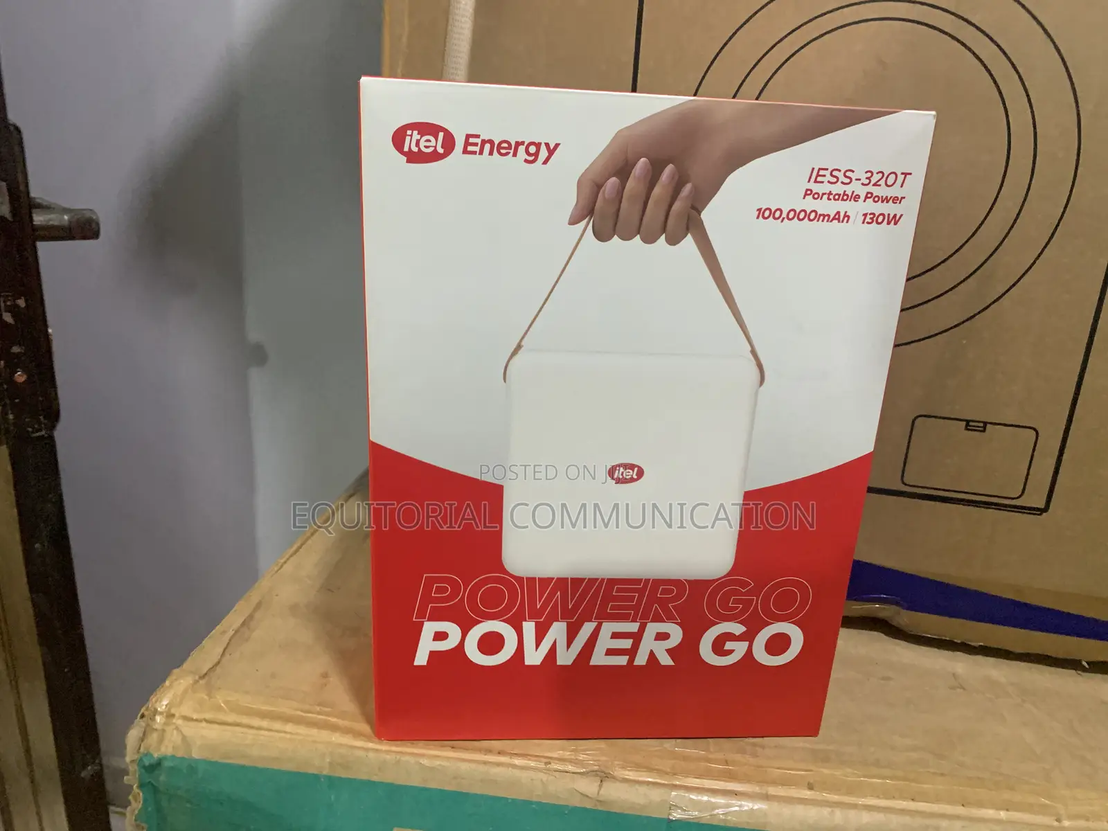 Itel Energy Iess-320t Solar Compatible Portable Power Station